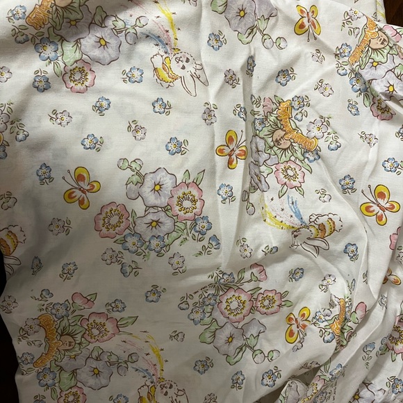 Cabbage patch kids twin bed sheet, fitted sheet and one pillow case 1983 - Picture 2 of 4